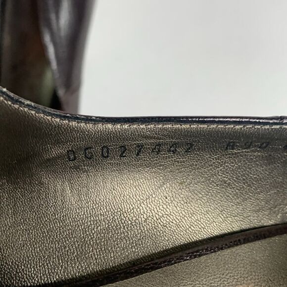 Salvatore Ferragamo dark brown high heel pumps - Picture 9 of 11